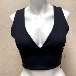 CORE iO  black sports padded bra woman’s size L NWT